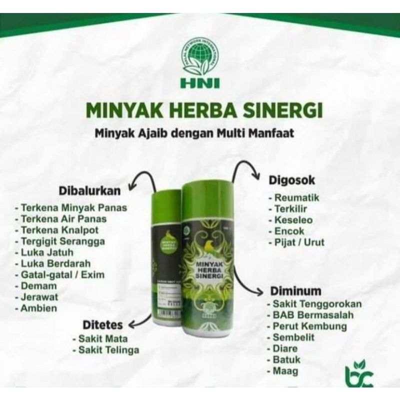 MINYAK HERBA SINERGI MHS BUTBUT HNI HPAI