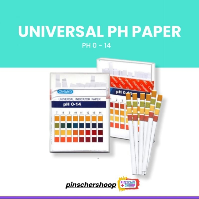 PH Indicator Paper 0 - 14 Universal PH Test Onemed