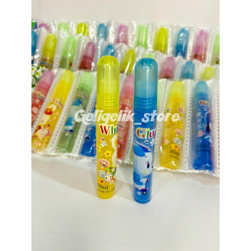 

Lem Fancy 1 Renceng / Lem Kertas Fancy / Glue Stick Renceng Lucu / Liquid Glue Pen Murah