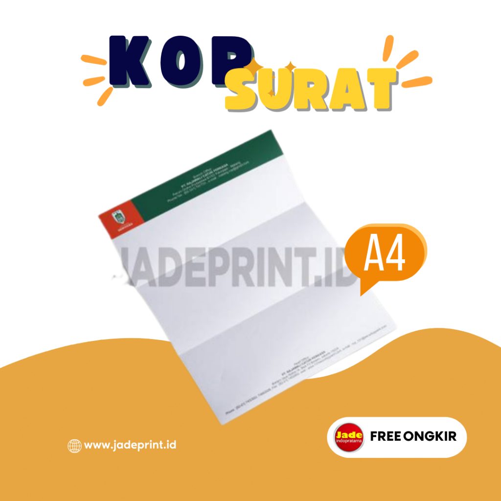 [JADE] Kop Surat A4 Kop Surat Custom Kop Surat Perusahaan Kop Surat Garuda Kop Surat Garuda Kop Sura