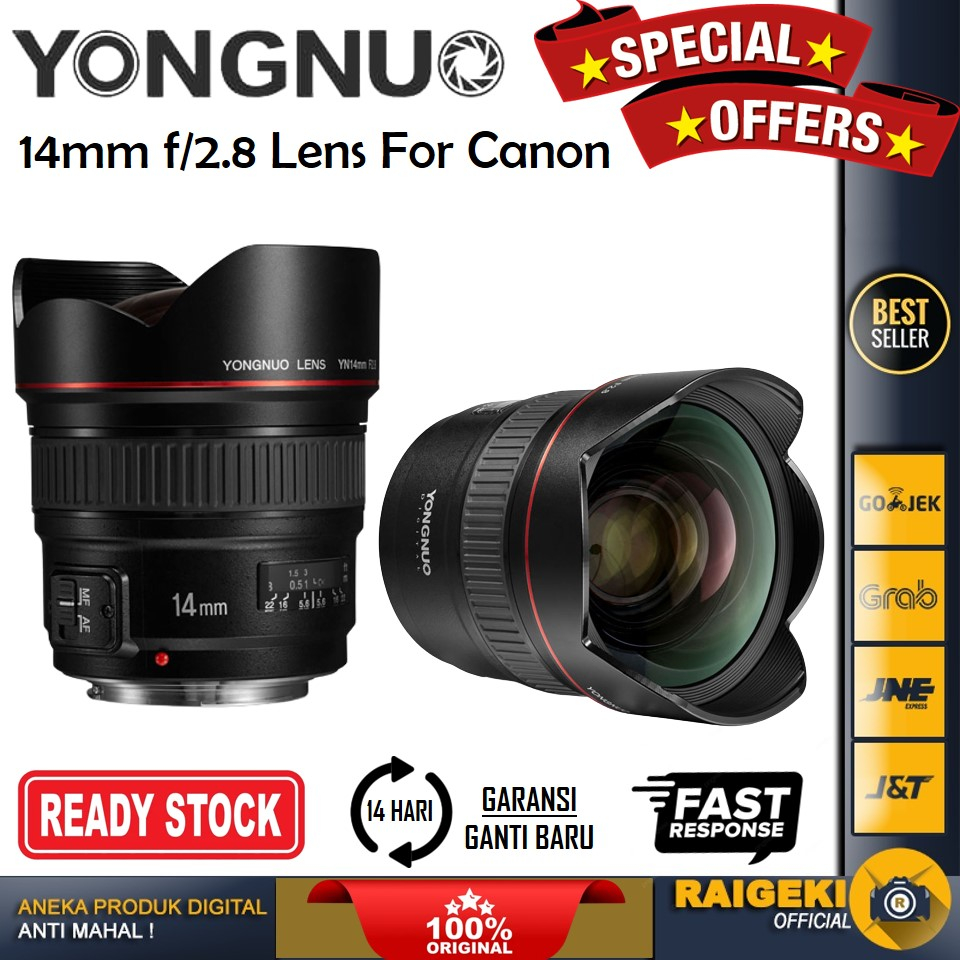 Yongnuo announces YN 14mm F2.8 in Canon mount