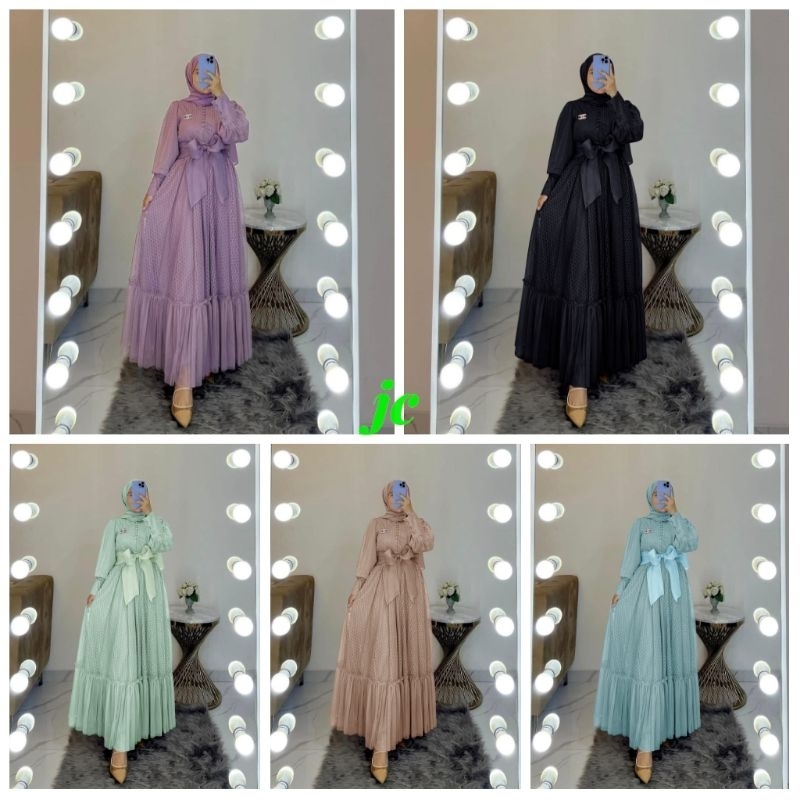 JCZR - Maxi Riyanti / Maxi Wanita Elegant / Maxi Mewah Muslim Terbaru