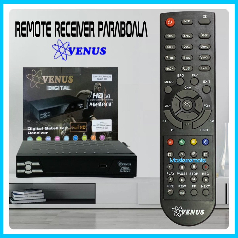 REMOT REMOTE RECEIVER VENUS METEOR HD