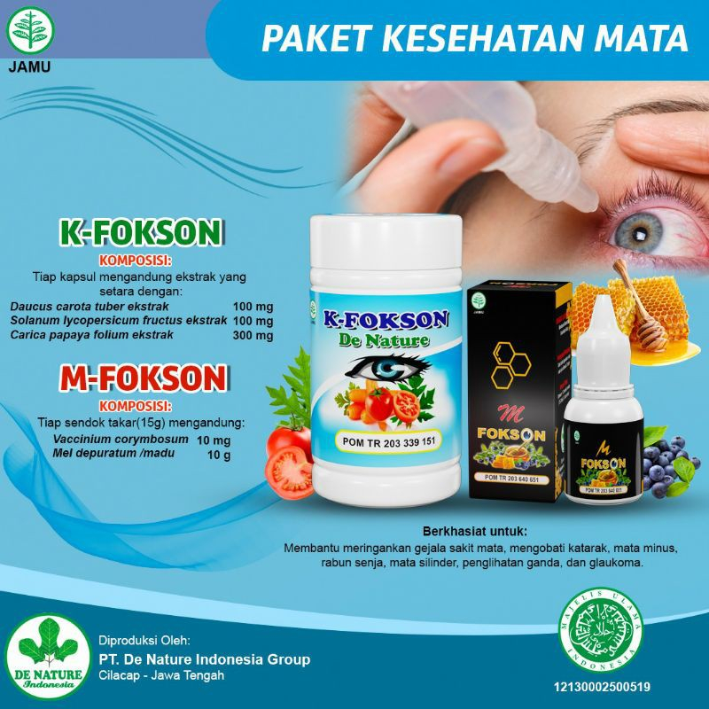 Paket Mata K-Fokson M-Fokson De Nature