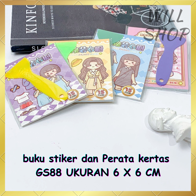 

GS88 UKURAN 6 X 6 CM BUKU STIKER DAN PERATA / MINI STIKER BOOK CEWE KARTUN LUCU BISA UNTUK KOLEKSI TERMURAH