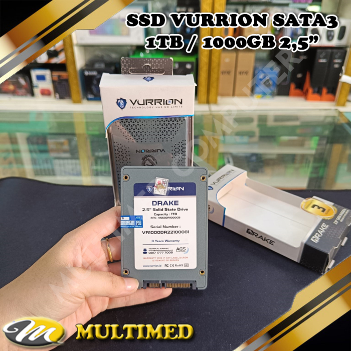 SSD SATA / SSD VURRION - VURRION 2,5'' SATA DRAKE SATA 1TB