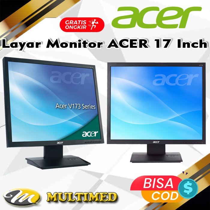 Layar Monitor ACER 17 Inch V173 Series - Monitor