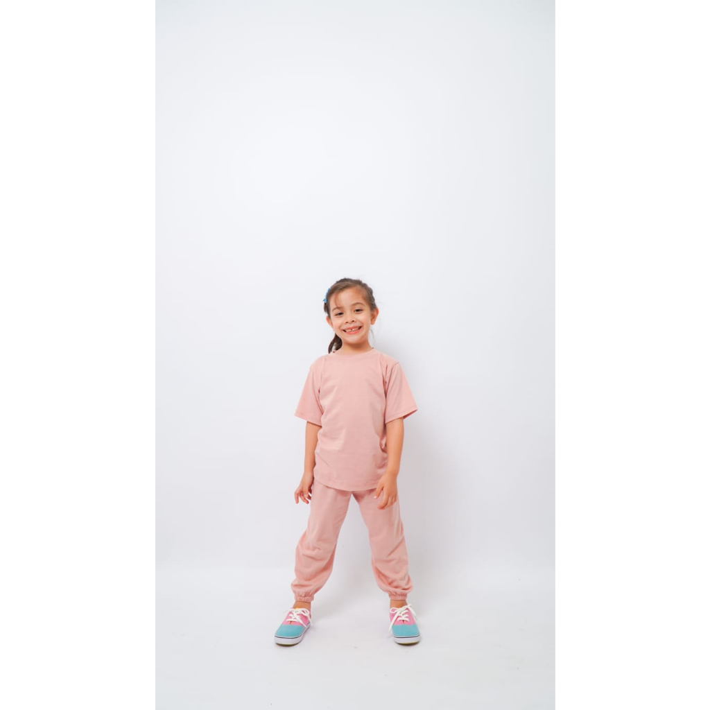 SET JOGER PLAIN SETELAN UNISEX 2-5 Tahun Setelan Anak Perempuan Setelan Anak Laki Laki