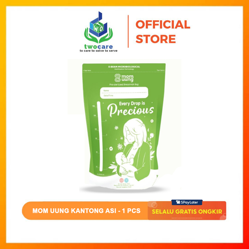 Mom Uung Kantong ASI 150 ML 1 Pcs Eceran / Breast Milk Storage Bag