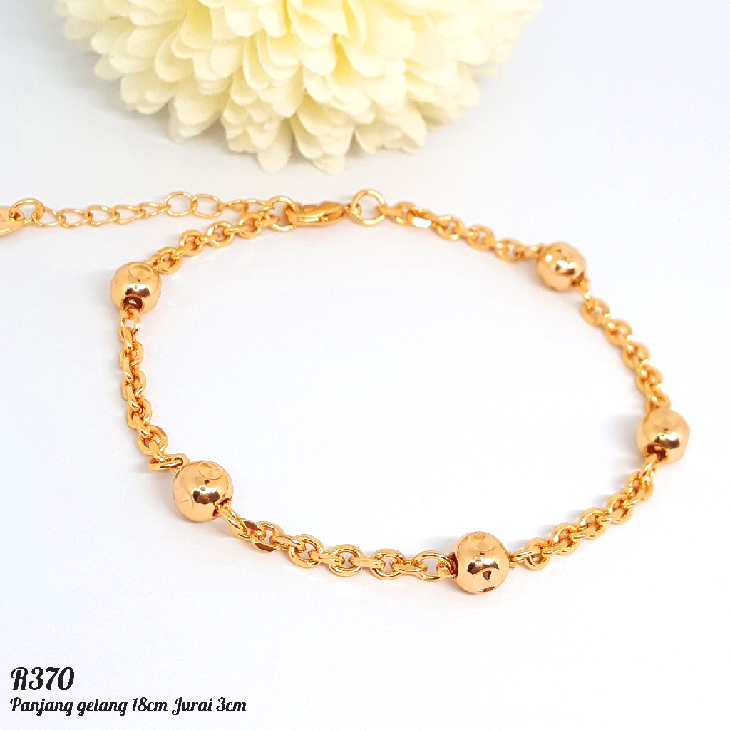 PGX Gelang Tangan Xuping Wanita Perhiasan Lapis Emas Aksesoris Fashion Premium - R370