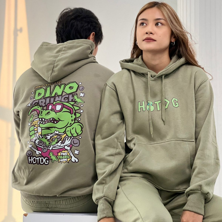 HODISO - Dino Crunch Hoodie Jumper Pullover