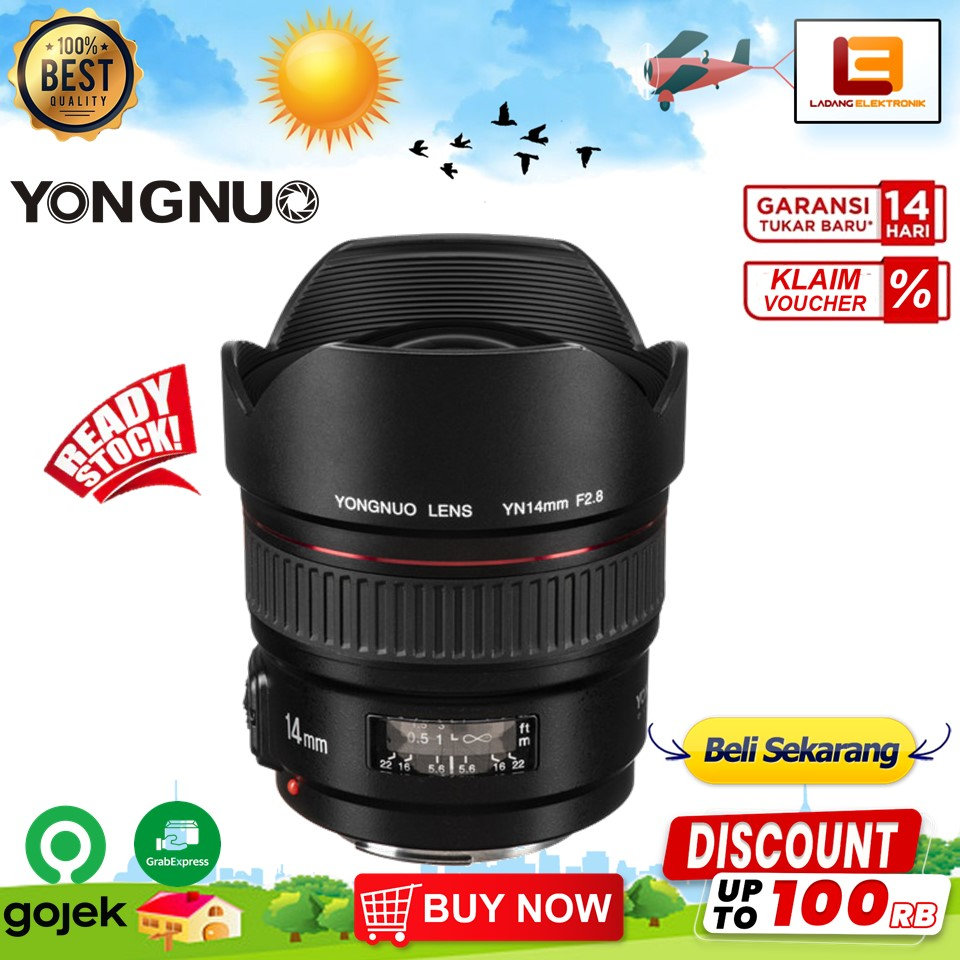 Yongnuo YN 14mm f/2.8 Lens for Canon EF