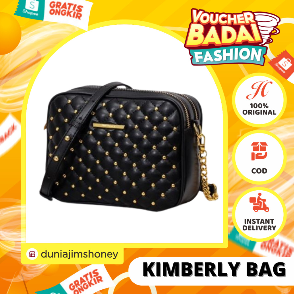 Jims Honey Kimberly Bag Tas Selempang Wanita Kekinian Simple Import