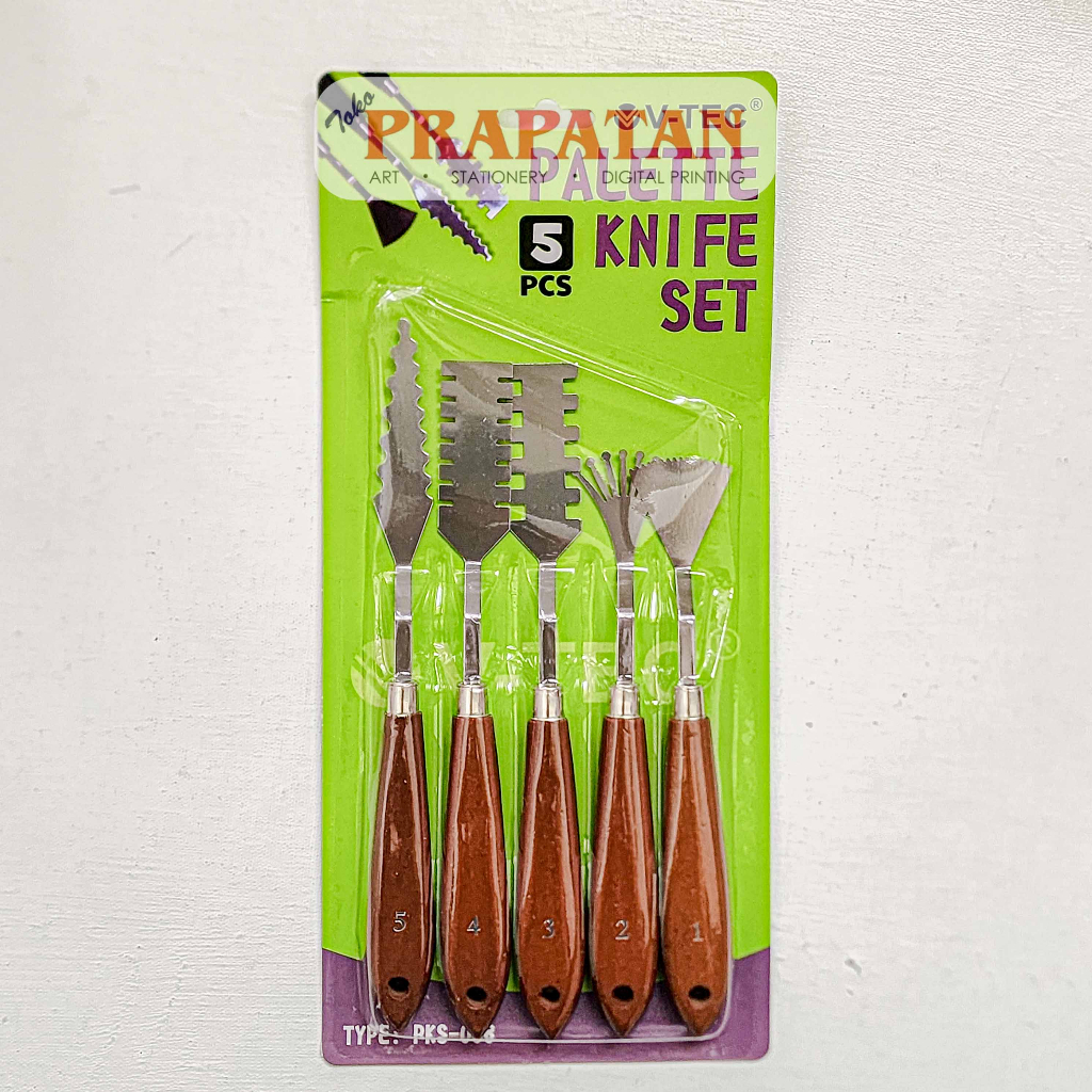 

V-TEC Painting Knife Set PKS008 | Pisau Palet Set