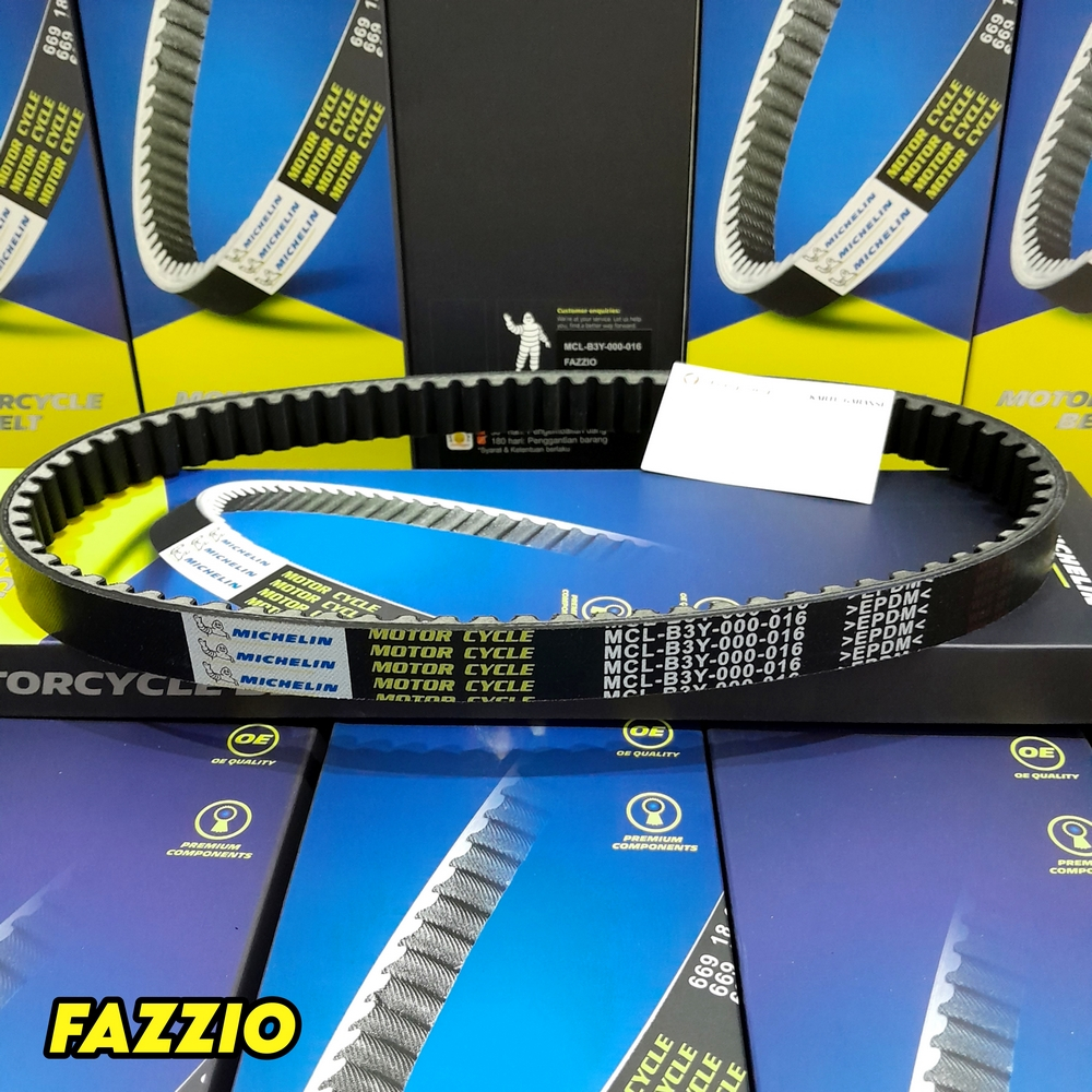 VAN BELT VANBELT V BELT VBELT V-BELT MICHELIN B3Y-000-016 VANBELT YAMAHA FAZZIO GRAND FILANO RACING 100% ORIGINAL