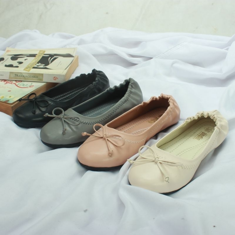 Andas Andis - Sepatu Flatshoes Ballerina Wanita Lastmi