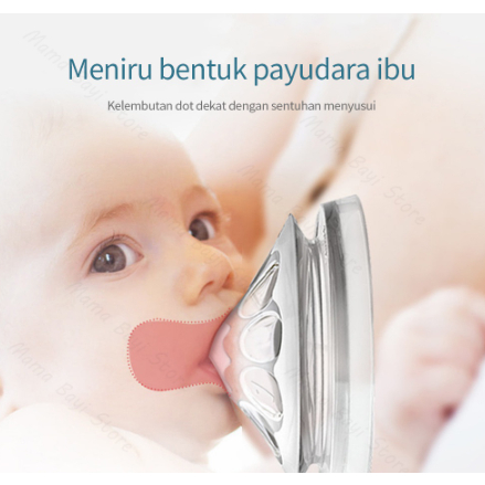 [MOMMYONLINE] Dot Bayi Botol Susu Nipple WIDENECK Newborn Bpa Free