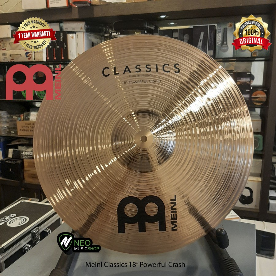 Meinl Classics 18" Powerfull Crash