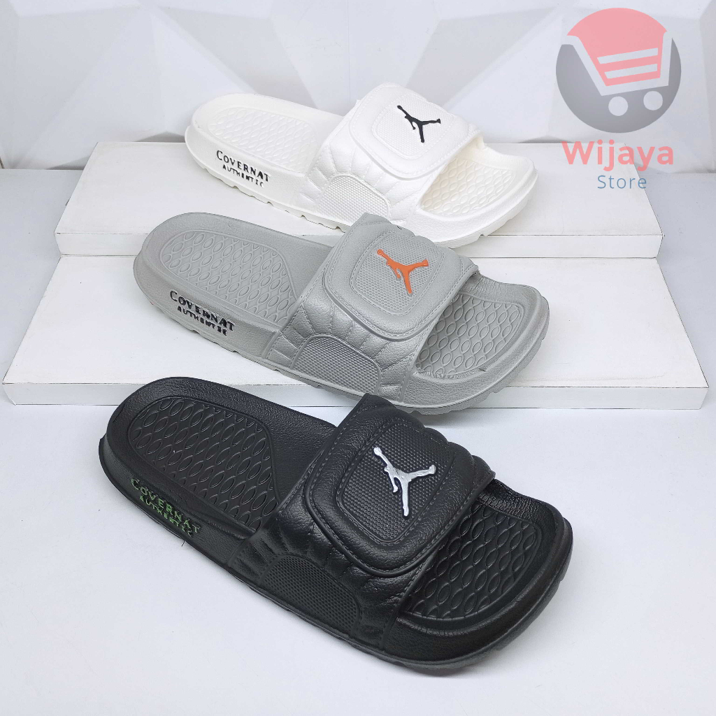 Sandal Slop Wanita Motif Jordan Sendal Slide Selop Cewek Perempuan 9000
