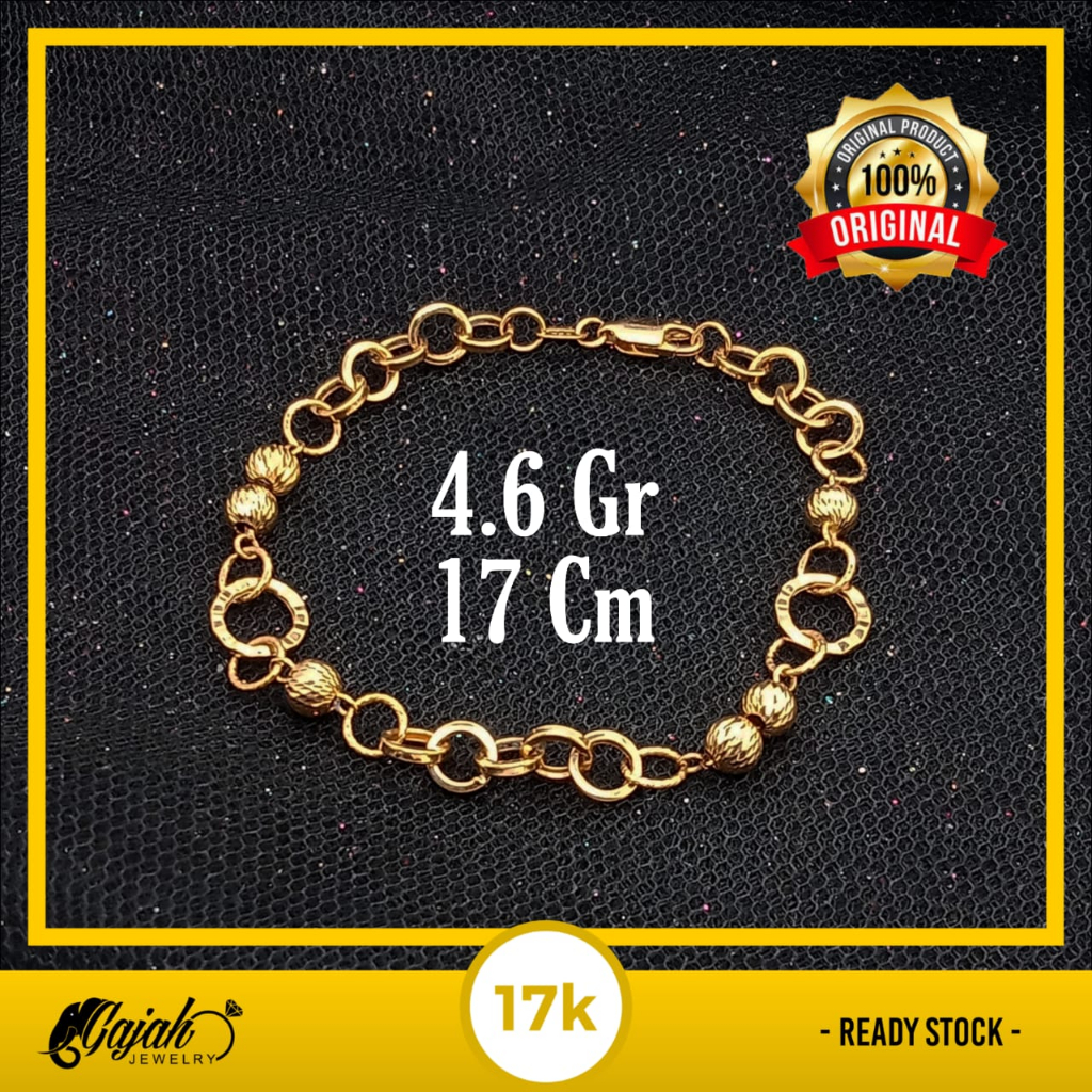 Gelang Emas 17K - 4.6 Gr Kadar 750 - 5192