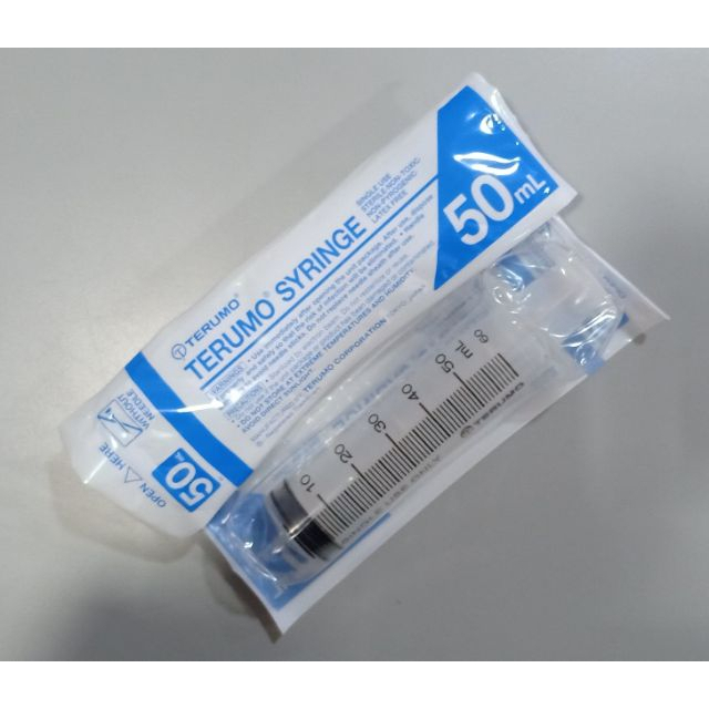 Terumo Syringe 50ml / 50cc Terumo / Spuit 50cc Lubang Pinggir