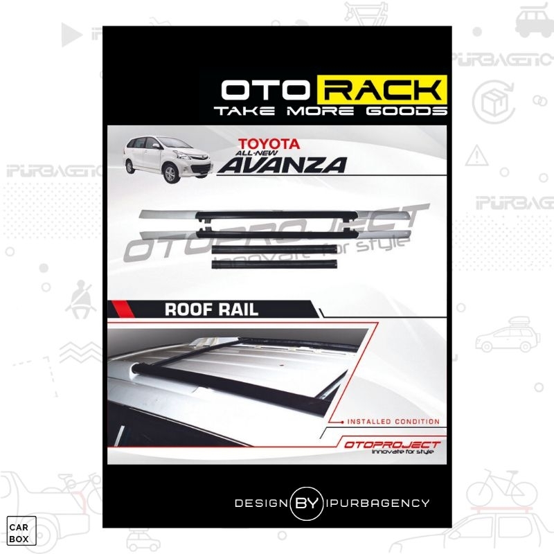 Roof Rail mobil Model X-Trail untuk All New Avanza 2012-2021