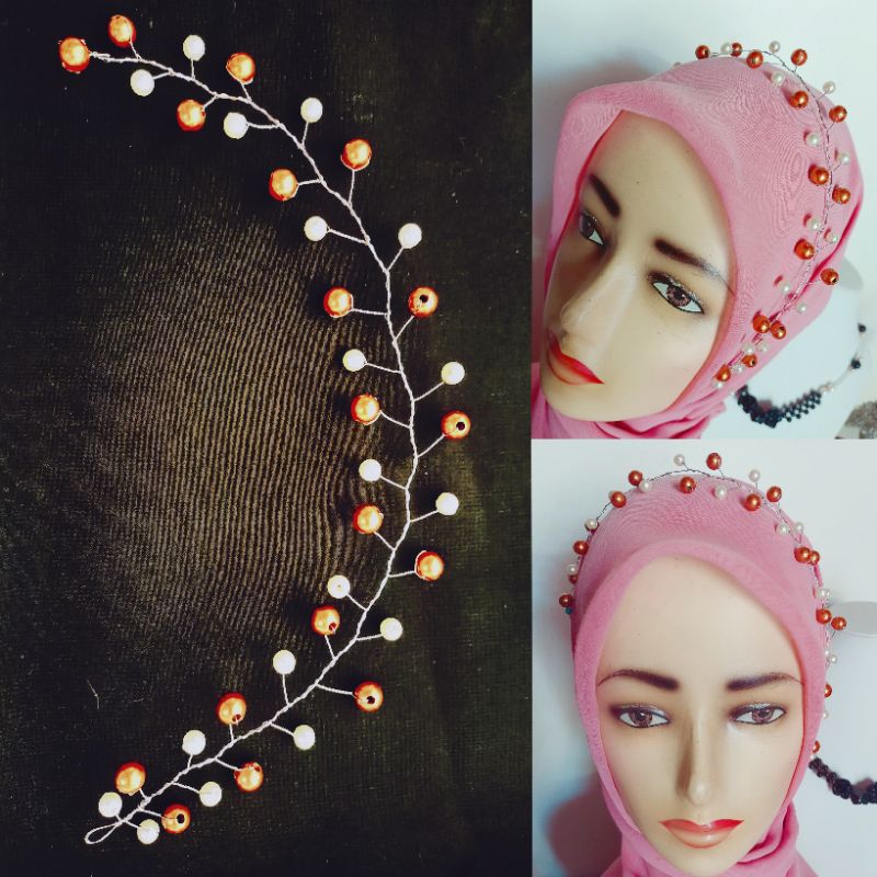 headpiece hijab | Headpiece hijab | Headpiece hiasan kepala | Tiara rambut | Tiara headpiece hijab |