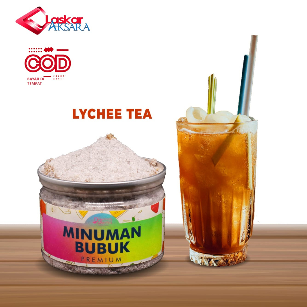 

Can - Bubuk Minuman Lychee Tea / Premium