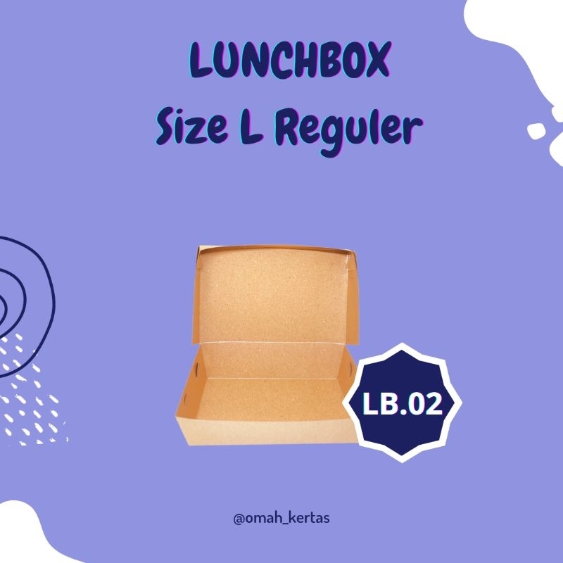 Lunchbox uk. L Reguler /LB.02/ Full Laminasi