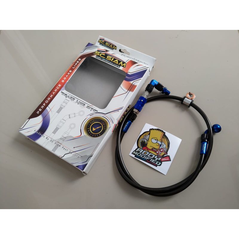 Selang rem sc siam 36inchi/90° plus staubli original thailand