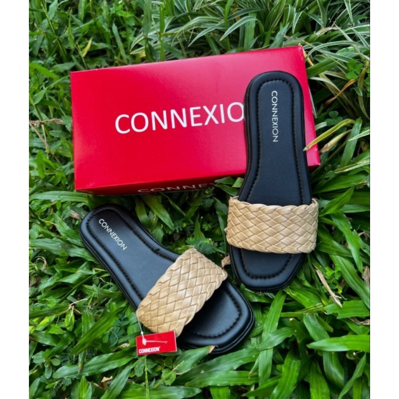 SENDAL FLAT SHOES CONNEXION TERBARU KODE KEPANG