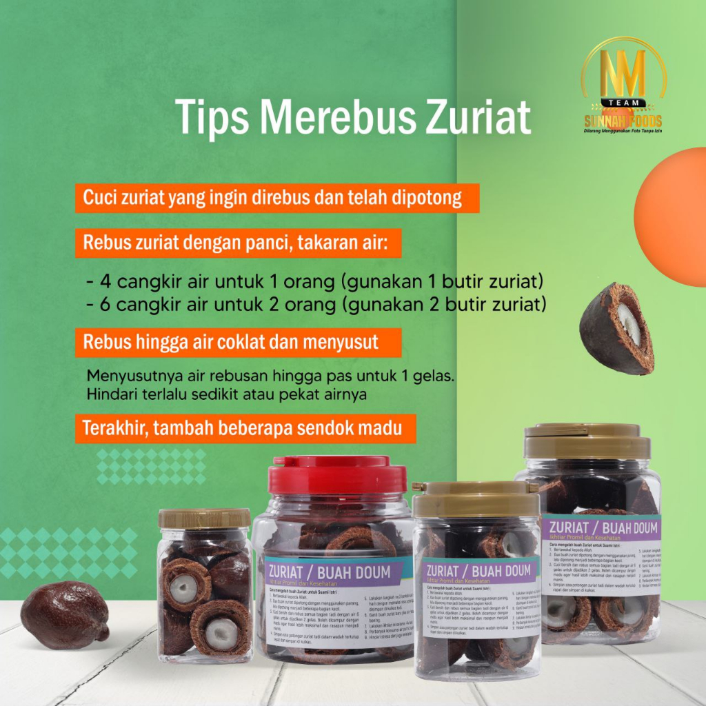 

Zuriat Premium Potong Sedang 270gr