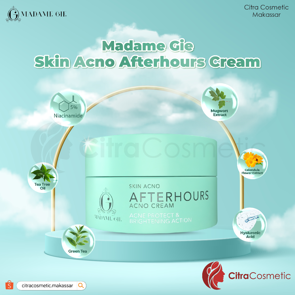 Madame Gie Skin Acno Afterhours Cream 5% Niacinamide