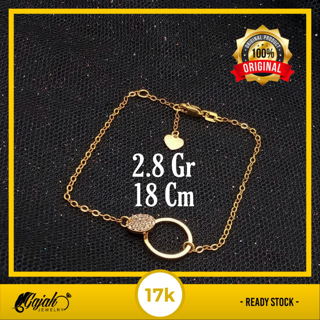 Gelang Emas 17K - 2.8 Gr Kadar 750 - 5203