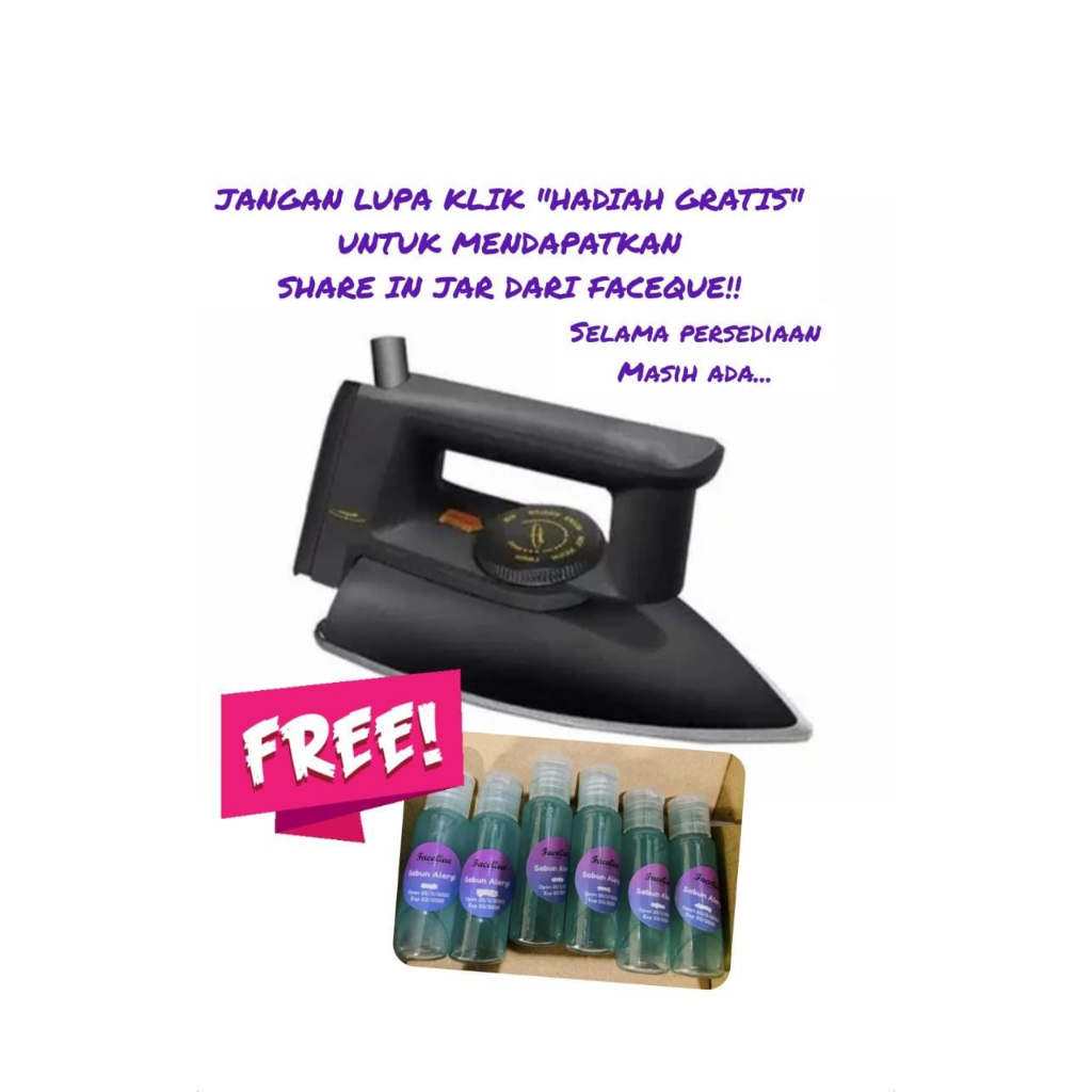 Setrika Listrik Maspion Exclusive EX-1010 Blackberry