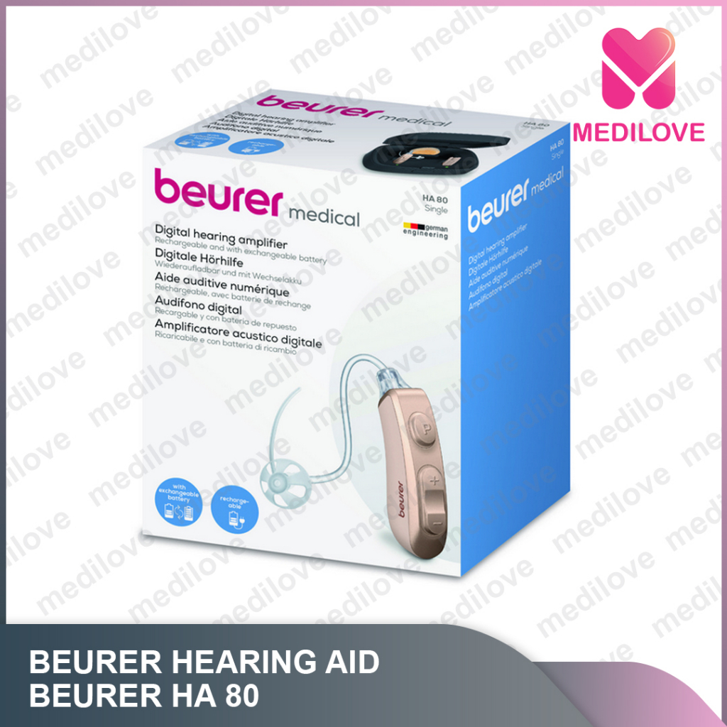 Alat Bantu Dengar Digital Beurer HA 80 / HA80 / HA-80 Single / BEURER HA 80 / BEURER HEARING AID HA 