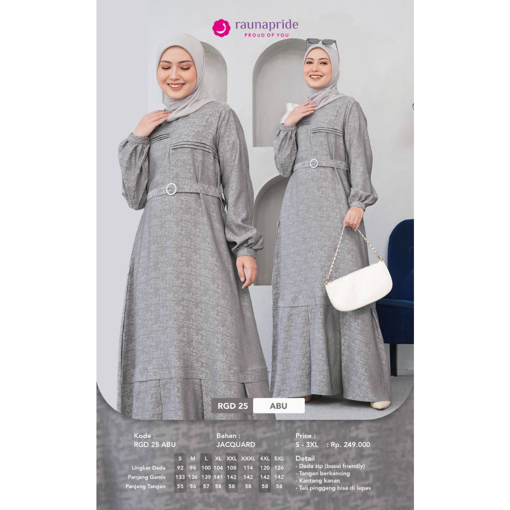 Rauna Gamis Dewasa - RGD 25 Gamis Terbaru 2023