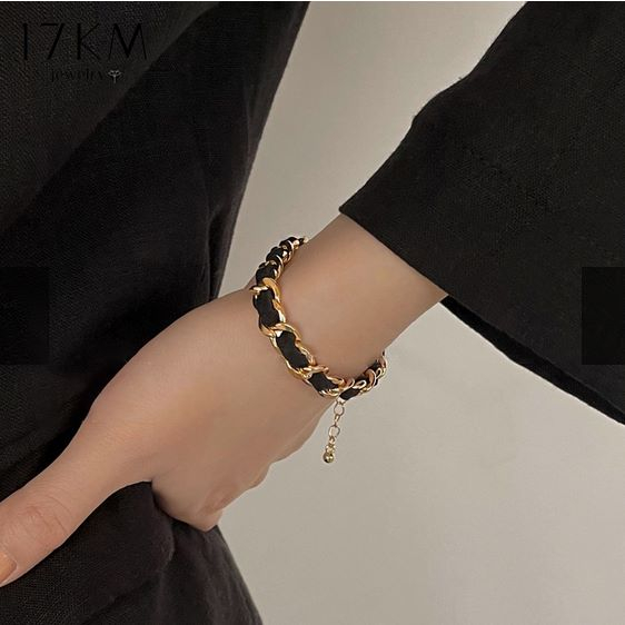 Gelang Tangan Rantai Slim Wanita Desain Tali Rantai Slim / Gelang Tangan Anaya HOPYLOVY