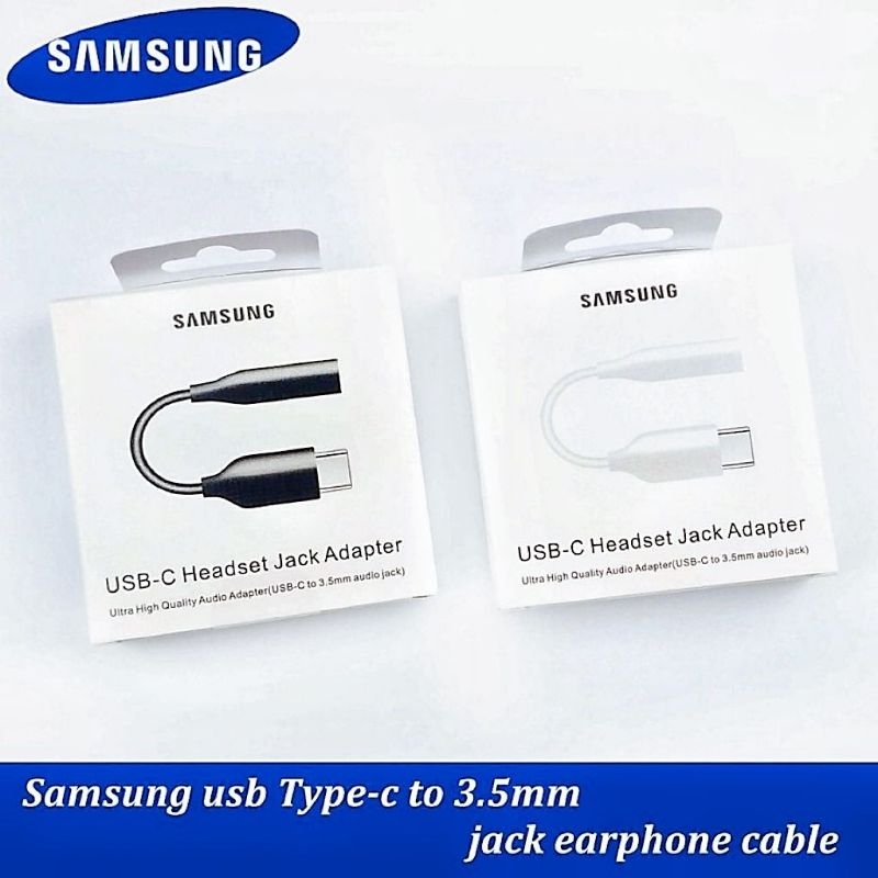 Sambungan Headset Samsung Type C to 3.5 mm (konverter samsung type C)