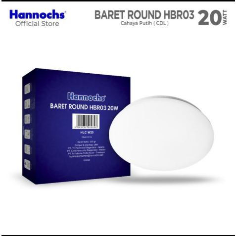 Lampu Baret Hanochs / Lampu Plafon Hannochs LED Baret Round HBR03 20W