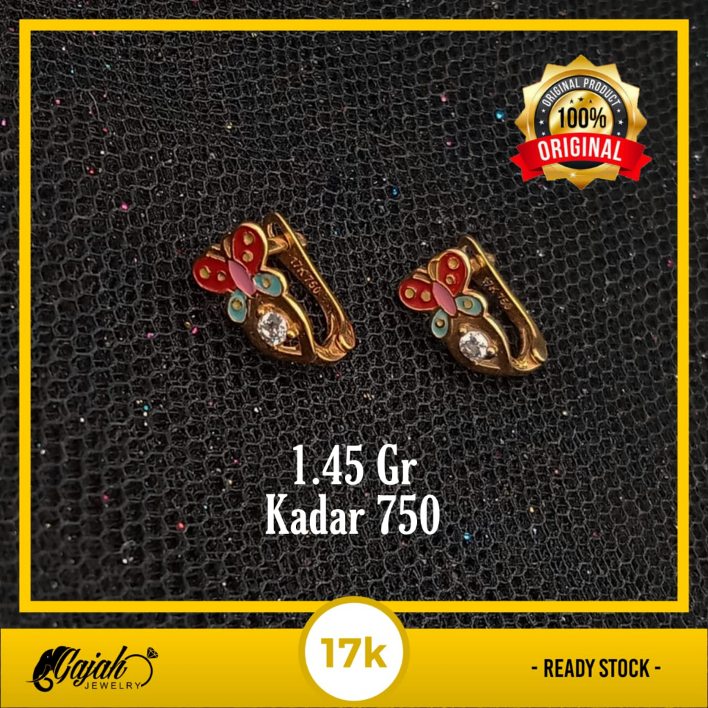 Anting Emas 17K - 1.45 Gr Kadar 750 - 5214