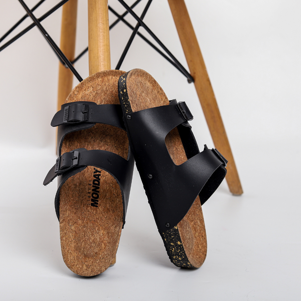 YUNO HAZEL |ManNeedMe x Monday| Sandal Casual Pria Outdoor ORIGINAL