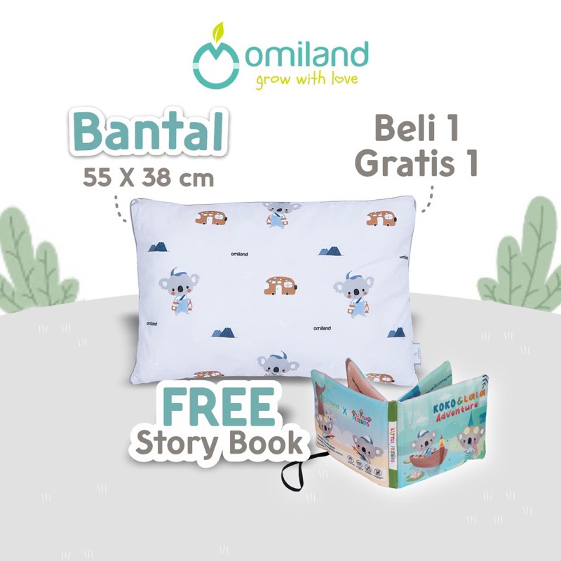 Omiland Bantal Anak Free Soft Book