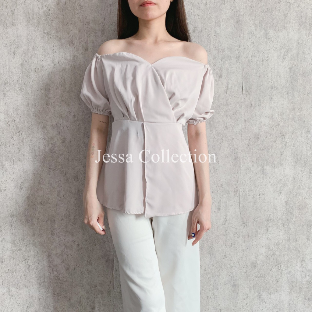 Premium Arnoly Offshoulder Top TH 899 POLYESTER