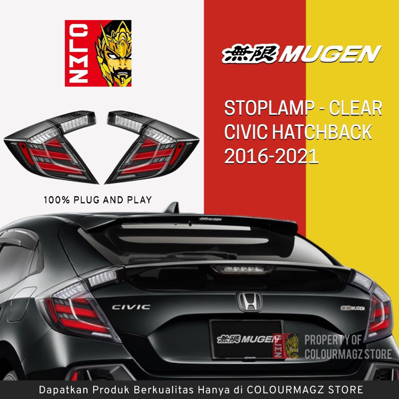 STOPLAMP CIVIC HATCHBACK 2016-2021 MUGEN STYLE
