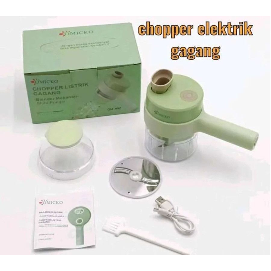 Blender Chopper Portable Multifungsi / Blender Chopper 3 in 1 / Blender Makanan Genggam 3 in1 / Chopper Penggiling Bawang