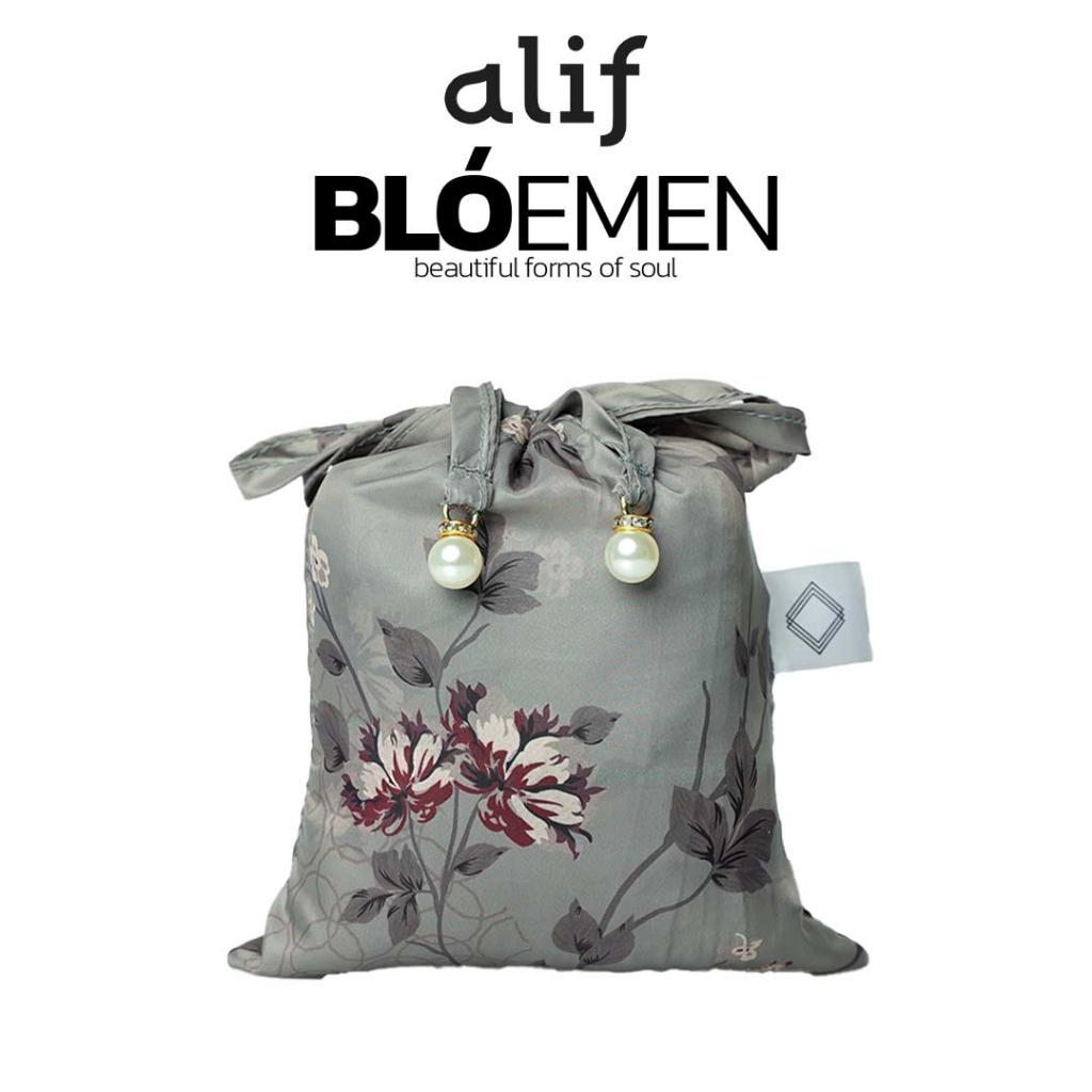 ALIF MUKENA MINI MOTIF PARASUT PREMIUM KOREA TRAVEL - SALVIA IN COFFEE BEAN ( MKN-203 )