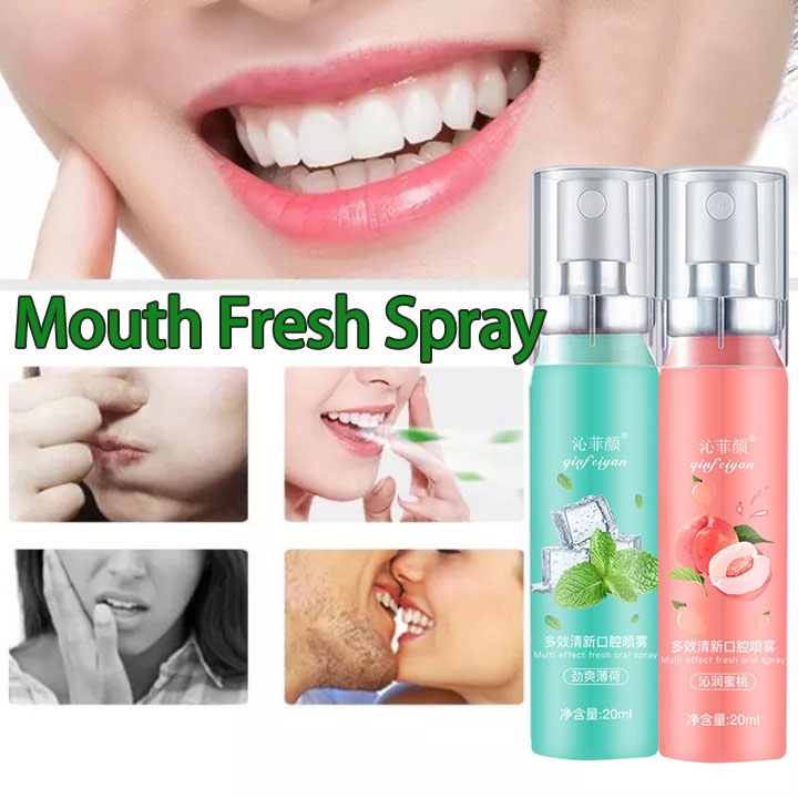 Mouth Spray Mulut Fresh / Parfum Mulut / Pengharum Mulut / Penyegar Mulut Untuk Menghilangkan Bau Mulut-20ml