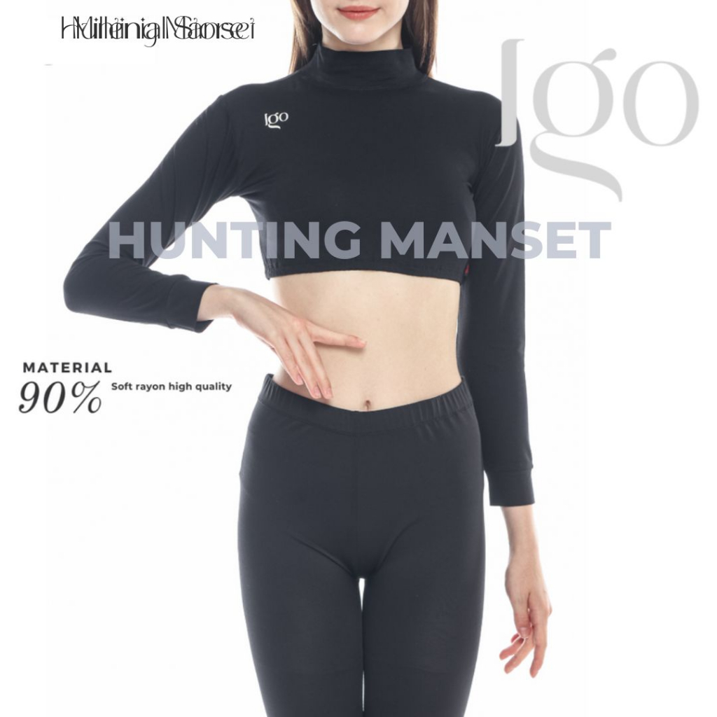 BAJU MANSET CROP TOP INDIA IGO MANSET INDIA LENGAN PANJANG BAHAN RAYON BISA COD