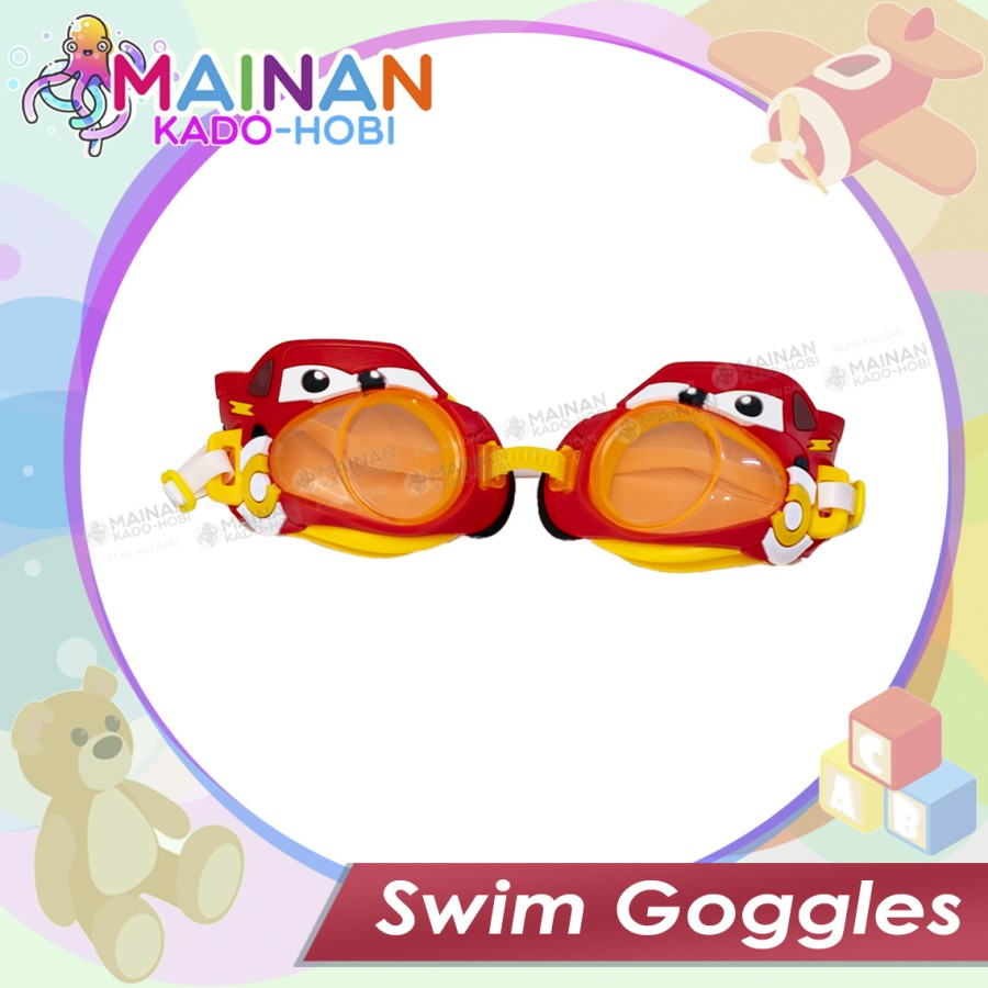 HADIAH GOGGLE KACAMATA RENANG ANAK MOTIF KARAKTER SUPERHERO KARTUN LUCU